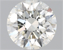 Natural Diamond 0.71 Carats, Round with Excellent Cut, J Color, VVS1 Clarity and Certified by GIA