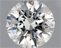 Natural Diamond 0.70 Carats, Round with Excellent Cut, H Color, VS2 Clarity and Certified by GIA