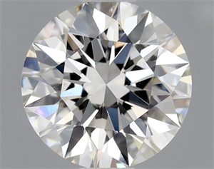 Picture of Natural Diamond 0.70 Carats, Round with Excellent Cut, H Color, VS2 Clarity and Certified by GIA