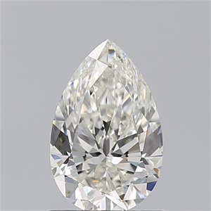 Picture of Natural Diamond 1.03 Carats, Pear with  Cut, I Color, VVS1 Clarity and Certified by GIA