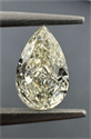 Natural Diamond 0.51 Carats, Pear with  Cut, L Color, SI1 Clarity and Certified by GIA