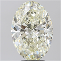 Diamante Natural 5.02 quilates, Ovalado , Color L, claridad SI2 y certificado GIA
