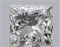 Natural Diamond 0.51 Carats, Princess with  Cut, H Color, VS2 Clarity and Certified by GIA