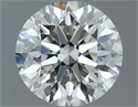 Natural Diamond 0.90 Carats, Round with Very Good Cut, G Color, VVS2 Clarity and Certified by IGI