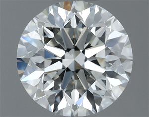 Picture of Natural Diamond 0.90 Carats, Round with Very Good Cut, G Color, VVS2 Clarity and Certified by IGI