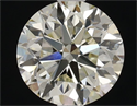 Natural Diamond 0.85 Carats, Round with Excellent Cut, M Color, SI1 Clarity and Certified by GIA