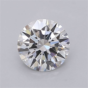 Picture of Lab Grown Diamond 1.00 Carats, Round with Excellent Cut, F Color, VVS2 Clarity and Certified by IGI