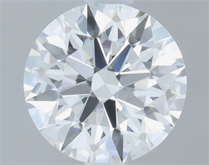 Picture of Natural Diamond 0.53 Carats, Round with Excellent Cut, I Color, VS1 Clarity and Certified by GIA