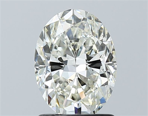 Picture of Natural Diamond 1.50 Carats, Oval with  Cut, J Color, SI1 Clarity and Certified by GIA