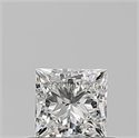 Natural Diamond 0.52 Carats, Princess with  Cut, G Color, VS1 Clarity and Certified by GIA
