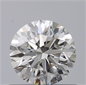 Natural Diamond 0.70 Carats, Round with Very Good Cut, F Color, VVS1 Clarity and Certified by GIA