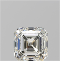 Diamante Natural 0.90 quilates, Asscher , Color I, claridad VVS1 y certificado GIA