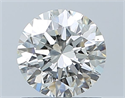 Natural Diamond 0.80 Carats, Round with Excellent Cut, I Color, SI2 Clarity and Certified by GIA