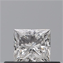 Natural Diamond 0.25 Carats, Princess with  Cut, E Color, IF Clarity and Certified by GIA