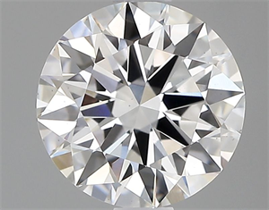 Picture of Lab Grown Diamond 1.03 Carats, Round with Ideal Cut, D Color, VS1 Clarity and Certified by IGI