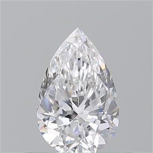 Picture of Natural Diamond 0.52 Carats, Pear with  Cut, D Color, VS2 Clarity and Certified by GIA
