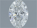 Diamante Natural 0.40 quilates, Ovalado , Color G, claridad VVS2 y certificado GIA