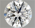 Natural Diamond 0.90 Carats, Round with Excellent Cut, H Color, SI1 Clarity and Certified by GIA
