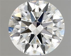 Picture of Natural Diamond 0.90 Carats, Round with Excellent Cut, H Color, SI1 Clarity and Certified by GIA
