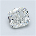 Diamante Natural 1.20 quilates, Del cojín , Color G, claridad VS2 y certificado GIA