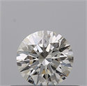 Diamante Natural 0.40 quilates, Redondo , Color I, claridad VVS1 y certificado GIA