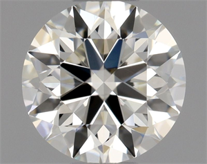Picture of Natural Diamond 0.44 Carats, Round with Excellent Cut, I Color, VVS1 Clarity and Certified by GIA