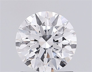 Picture of Lab Grown Diamond 1.09 Carats, Round with Excellent Cut, D Color, VVS2 Clarity and Certified by IGI