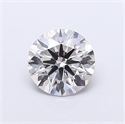 Del inventario de diamantes de laboratorio, 1.05 quilates, Redondo , Color F, claridad VS1 y certificado IGI