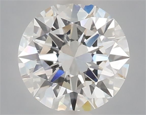 Picture of Lab Grown Diamond 1.05 Carats, Round with Excellent Cut, E Color, VVS2 Clarity and Certified by IGI