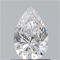 Natural Diamond 0.70 Carats, Pear with  Cut, D Color, VS2 Clarity and Certified by GIA