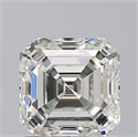 Natural Diamond 1.50 Carats, Asscher with  Cut, J Color, VS2 Clarity and Certified by GIA