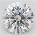 Del inventario de diamantes de laboratorio, 5.63 quilates, Redondo , Color F, claridad IF y certificado IGI