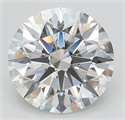 Del inventario de diamantes de laboratorio, 5.63 quilates, Redondo , Color F, claridad IF y certificado IGI