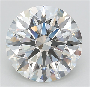 Picture of Lab Grown Diamond 5.63 Carats, Round with Ideal Cut, F Color, IF Clarity and Certified by IGI