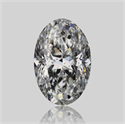 Natural Diamond 1.01 Carats, Oval with  Cut, F Color, SI2 Clarity and Certified by GIA