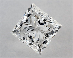 Picture of Natural Diamond 1.01 Carats, Princess with  Cut, E Color, VS1 Clarity and Certified by GIA