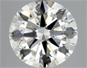 Natural Diamond 4.01 Carats, Round with Excellent Cut, G Color, VS1 Clarity and Certified by HRD