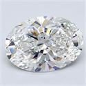 Diamante Natural 2.53 quilates, Ovalado , Color F, claridad VS1 y certificado GIA