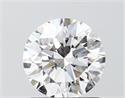 Lab Grown Diamond 1.22 Carats, Round with Ideal Cut, D Color, VS1 Clarity and Certified by IGI