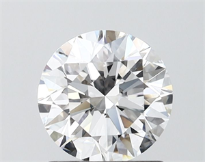 Picture of Lab Grown Diamond 1.22 Carats, Round with Ideal Cut, D Color, VS1 Clarity and Certified by IGI