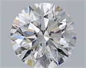 Natural Diamond 2.81 Carats, Round with Excellent Cut, D Color, IF Clarity and Certified by GIA