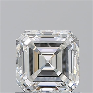 Picture of Natural Diamond 1.01 Carats, Asscher with  Cut, H Color, VVS1 Clarity and Certified by GIA