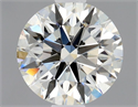 Natural Diamond 0.81 Carats, Round with Excellent Cut, J Color, VVS1 Clarity and Certified by GIA
