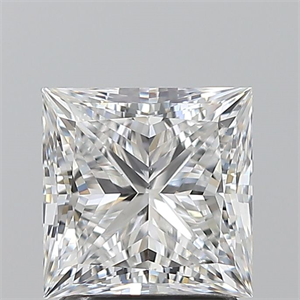 Foto Diamante Natural 2.01 quilates, Princesa , Color F, claridad VS2 y certificado GIA de