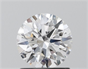 Del inventario de diamantes de laboratorio, 1.10 quilates, Redondo , Color D, claridad VVS2 y certificado IGI