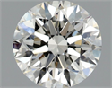 Natural Diamond 0.74 Carats, Round with Excellent Cut, J Color, VVS1 Clarity and Certified by GIA