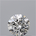 Natural Diamond 0.41 Carats, Round with Excellent Cut, F Color, VS1 Clarity and Certified by GIA