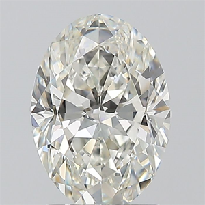 Picture of Natural Diamond 1.50 Carats, Oval with  Cut, H Color, VS1 Clarity and Certified by IGI
