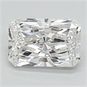 Lab Grown Diamond 1.07 Carats, Radiant with  Cut, E Color, VVS2 Clarity and Certified by IGI