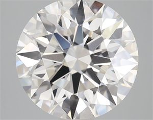 Picture of Lab Grown Diamond 3.08 Carats, Round with Ideal Cut, E Color, VS1 Clarity and Certified by IGI